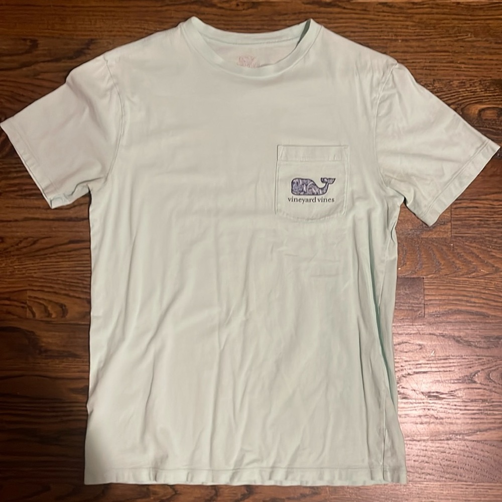 TEAL VINEYARD VINES COTTON T-SHIRT